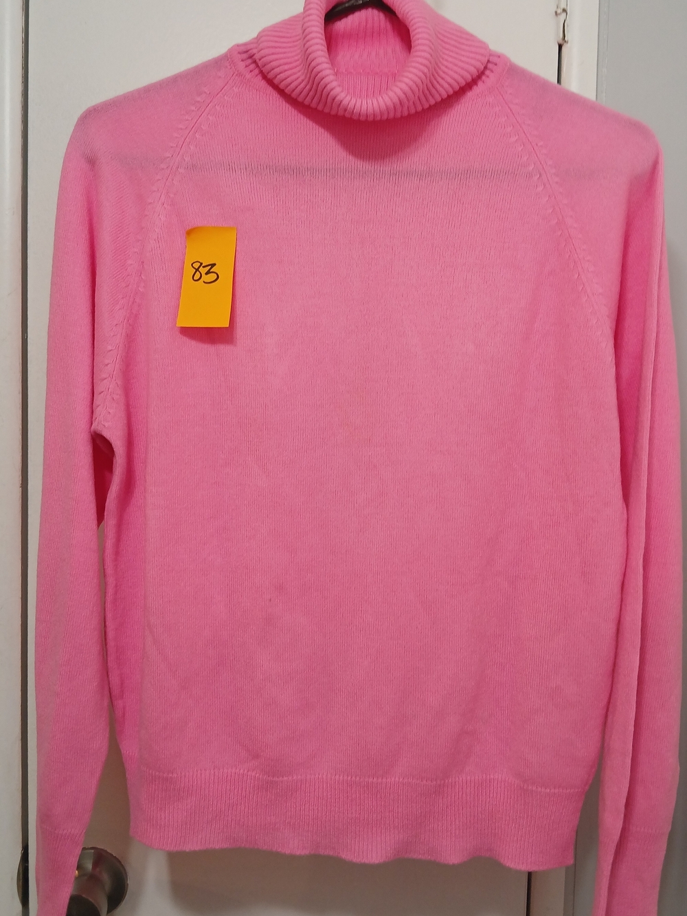Source Unknown Pink Cowl Neck Sweater